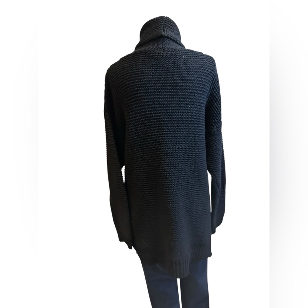 Knit Black Cowl Neck Sweater size XL - Picture 6 of 6